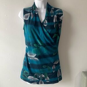 ⚡️Last Days! Cabi Blouse Surplice V-Neck Wrap Pullover Floral